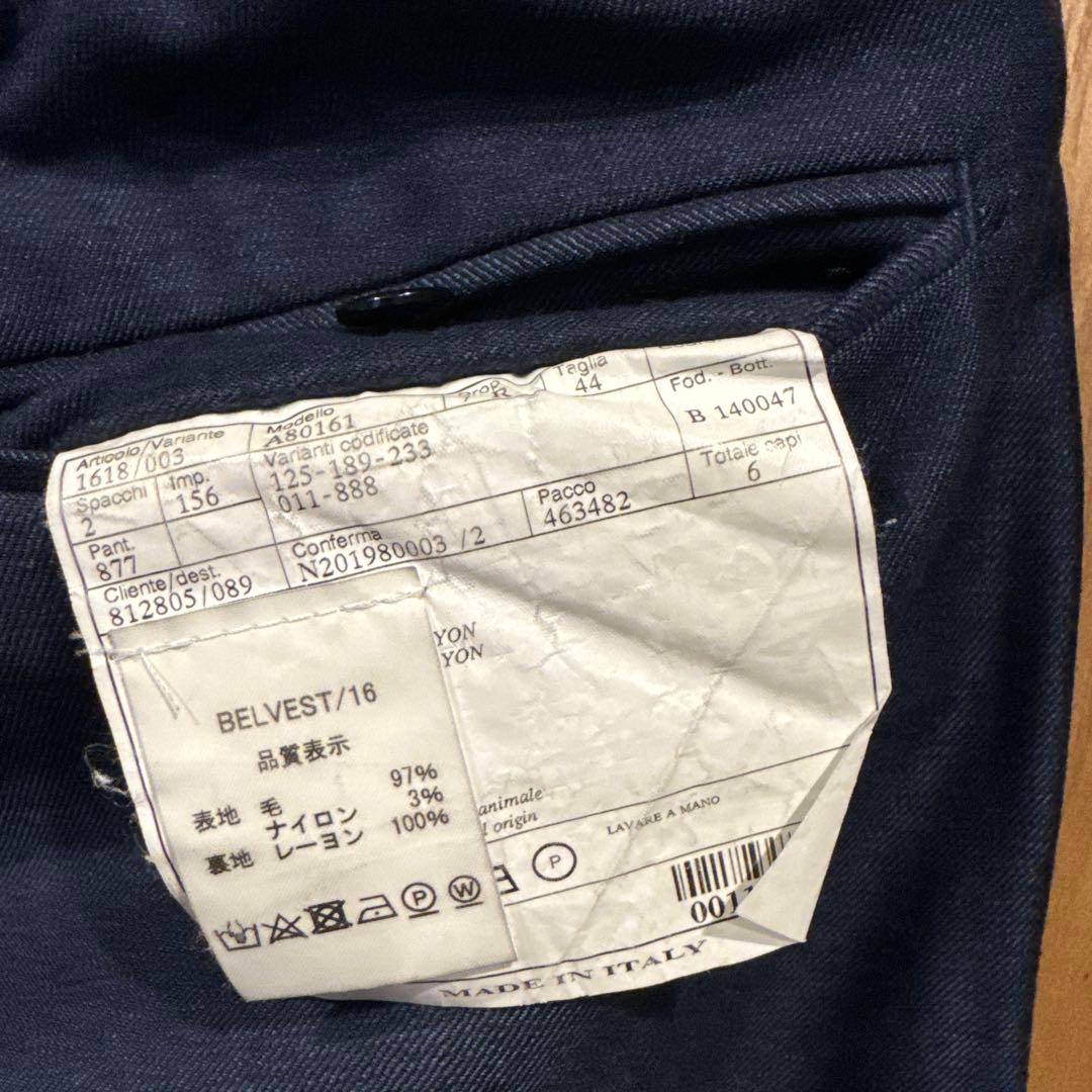 【Belvest ベルベスト】パッカブル スーツ セットアップ 　44　46