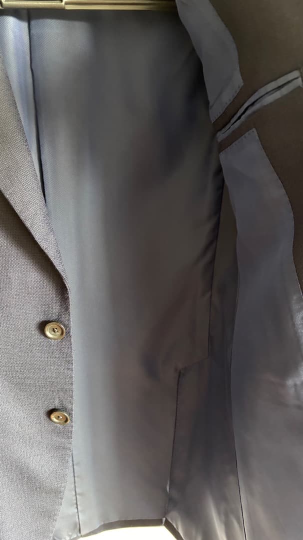 BEAMS F CANONICO ポップサックジャケット 42 日本製 ネイビー