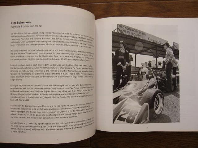Memories of Ronnie Peterson : ロニー・ピーターソン