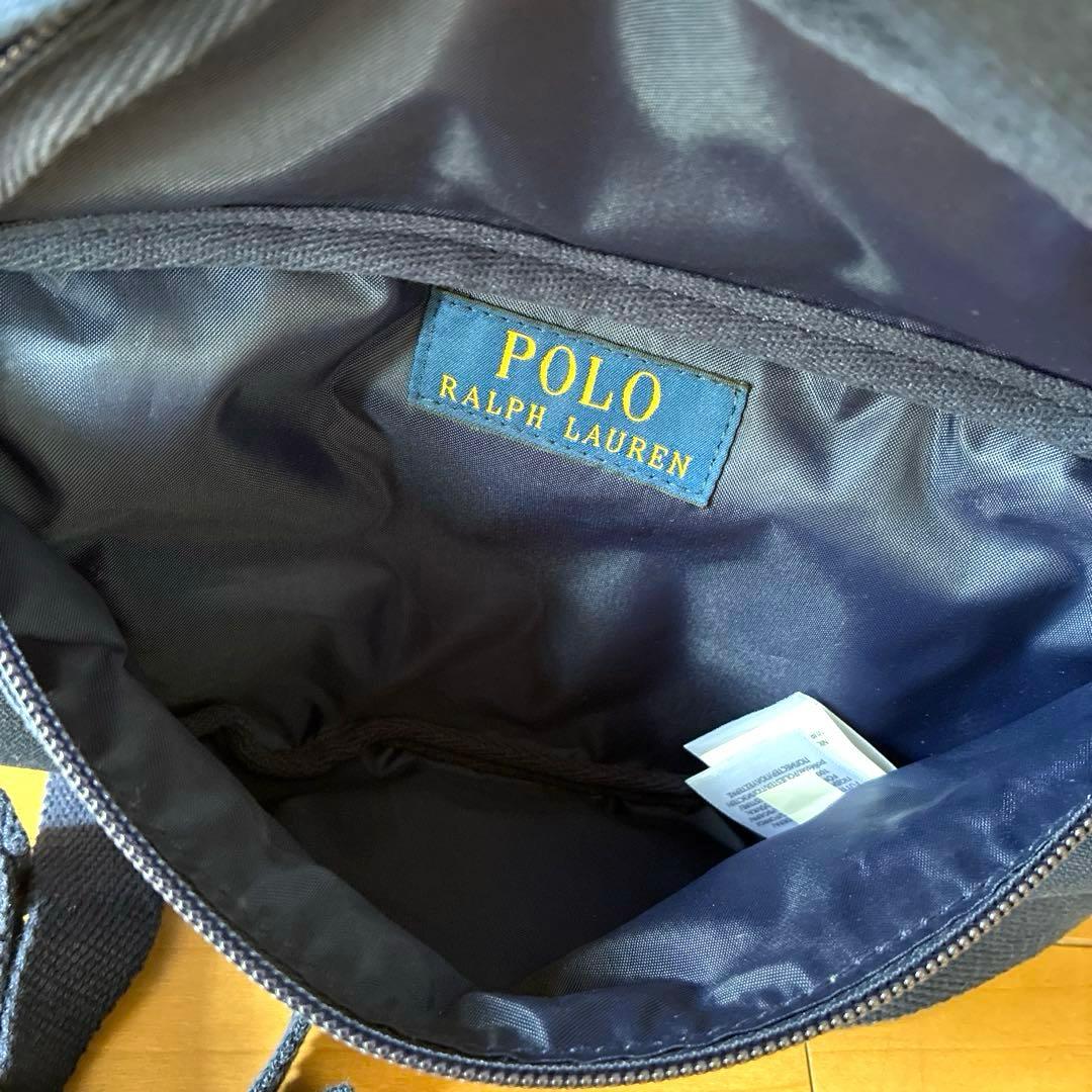 POLO RALPH LAUREN キャンバスウエストバッグ ボディバッグ M