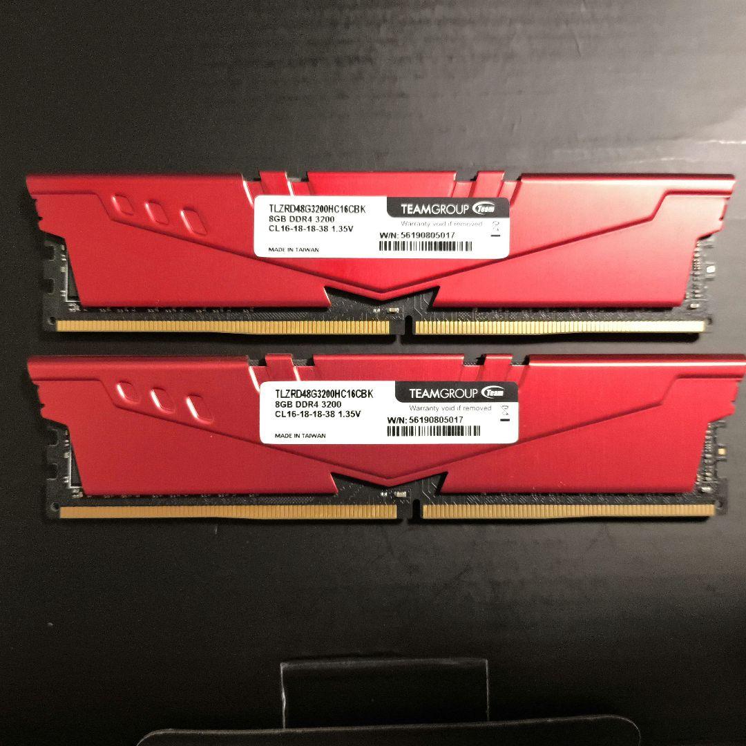 メモリー TEAMGROUP VULCAN Z 16GB DDR4 3200MHz