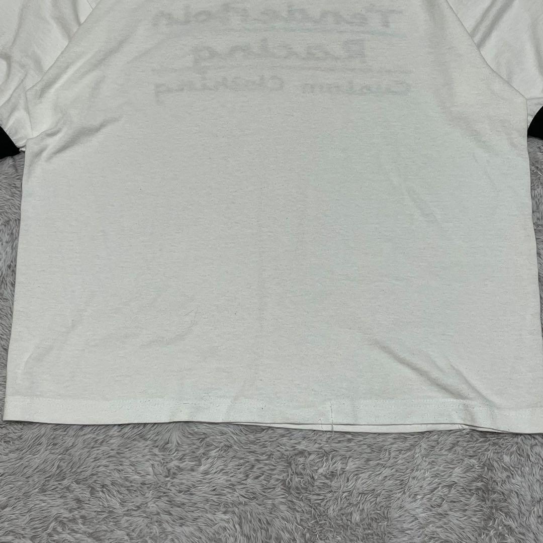 テンダーロイン　リンガーTシャツ　グラフィック　センタープリント　ホワイト　L
