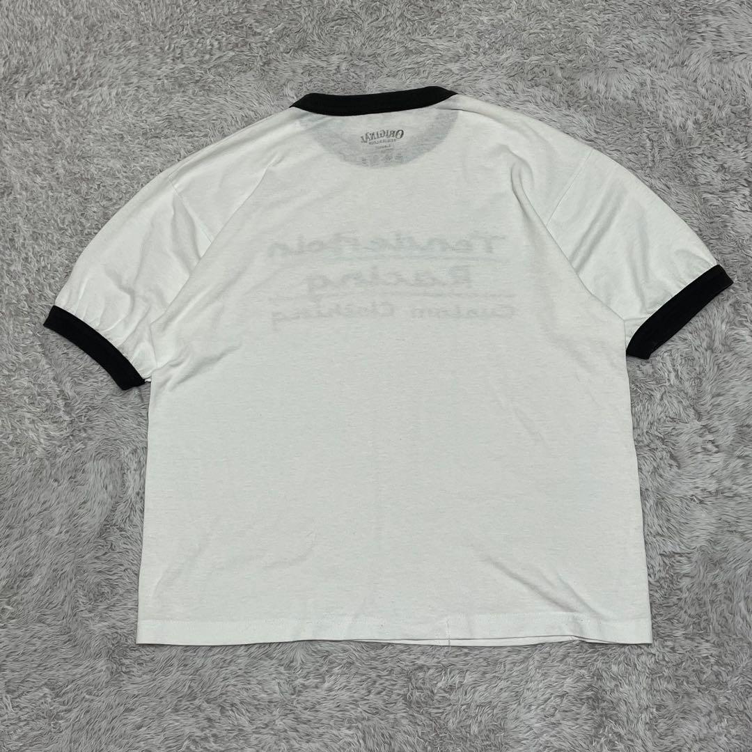 テンダーロイン　リンガーTシャツ　グラフィック　センタープリント　ホワイト　L