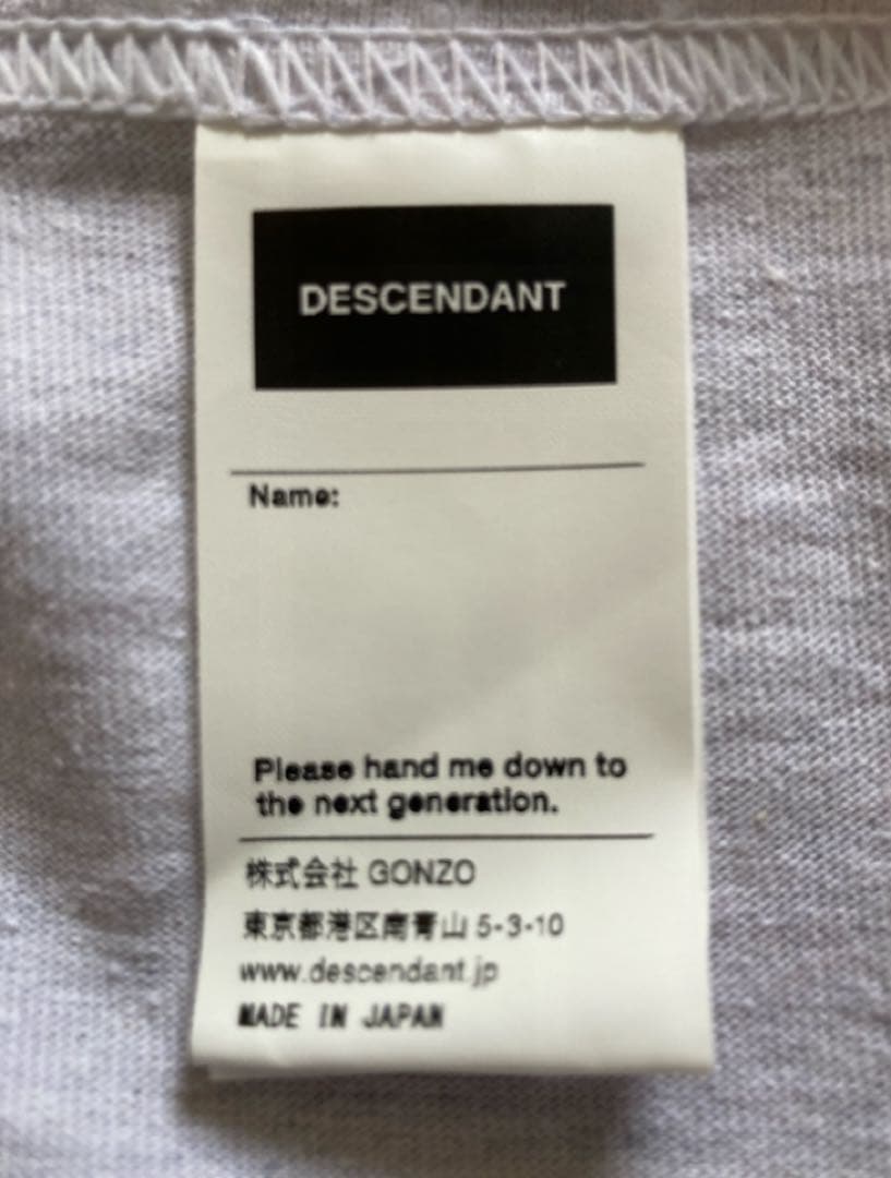 り*け様 DESCENDANT OCEAN'S WISDOM/CREW NECK