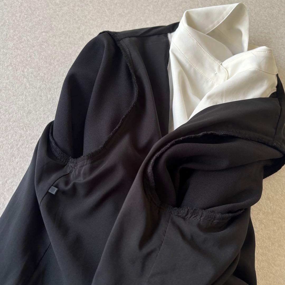 【美品】セルフォード　Aラインプリーツワンピース　黒　36