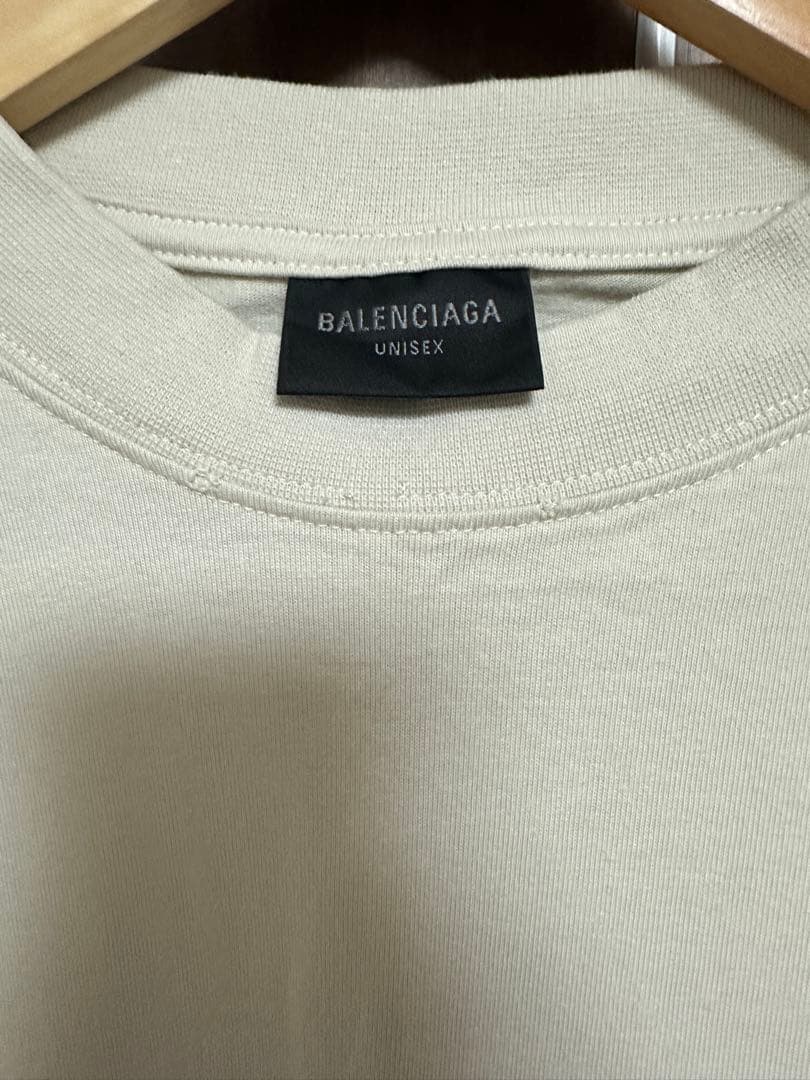 BALENCIAGA ベージュ Tシャツ Sサイズ ユニセックス