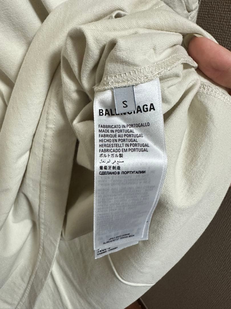 BALENCIAGA ベージュ Tシャツ Sサイズ ユニセックス