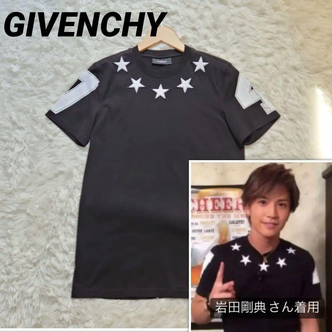 【美品】ジバンシィ スターTシャツ 黒金 GIVENCHY 三代目 岩田氏