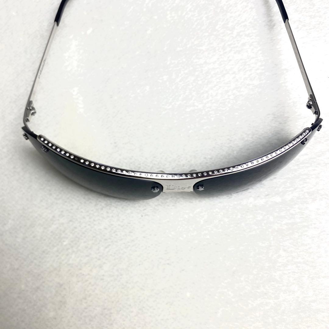 Christian Dior サングラス　リムレスHIT2 y2k スタッズ　黒