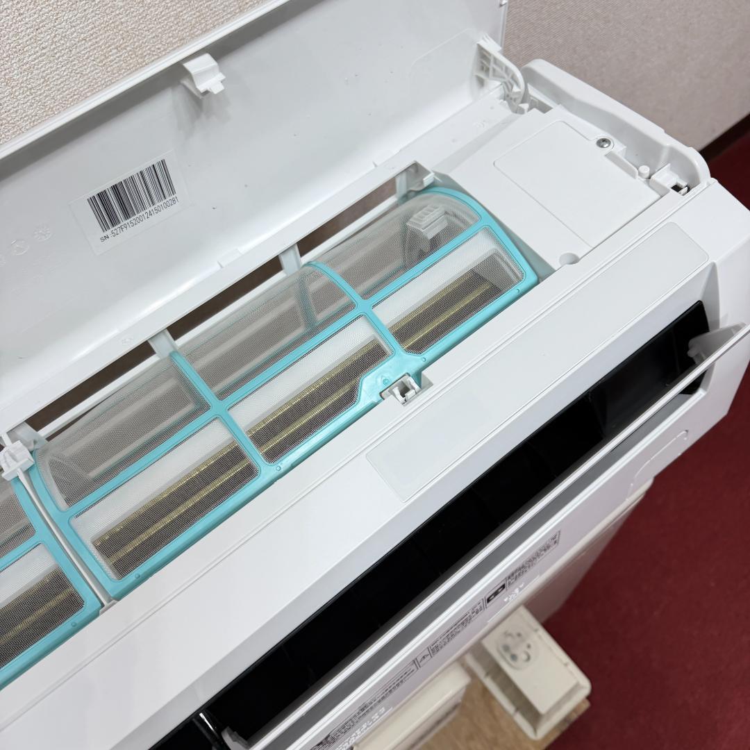 東京23区送料無料　美品東芝エアコン6畳用　ポンプダウン済み　洗浄/除菌済み