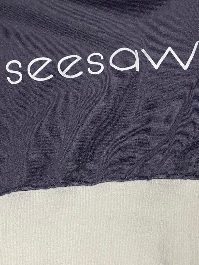 90's seesaw 裾リブ Tシャツ