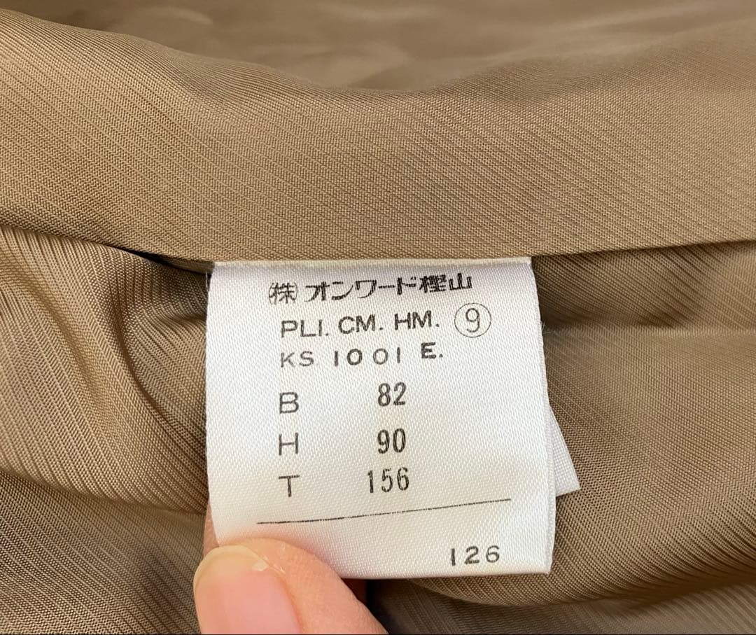 ほとぼり　未使用　MADUSON オンワード　シルク100%ロングコート