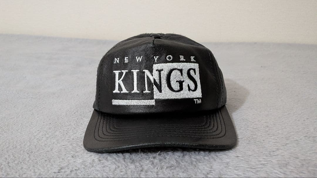 NEW YORK KINGS ニューヨークキングス レザー キャップ スターター