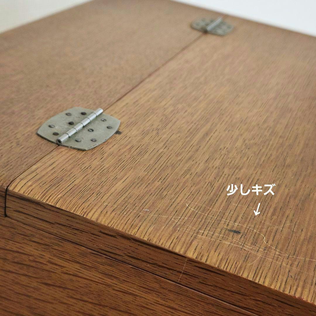 k 　　裁縫箱 針箱 昭和レトロ 当時もの インテリア 小物入れ