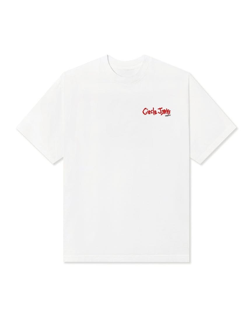 ホワイト　Circle Jerks × VERDY Tee ② pop-up限定