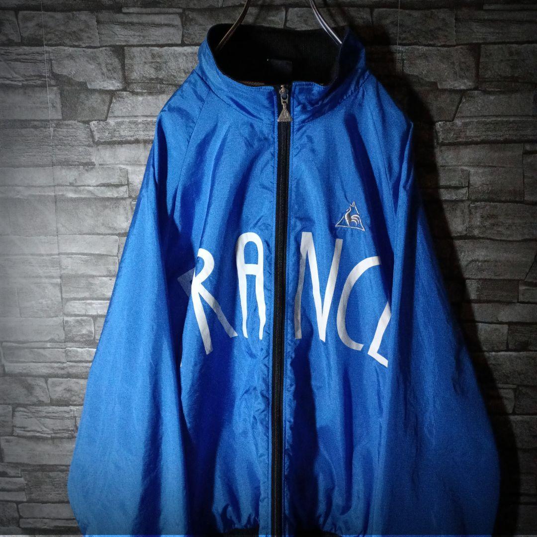 グッドカラー☆ルコックスポルティフ ナイロンジャケット FRANCEロゴ XL