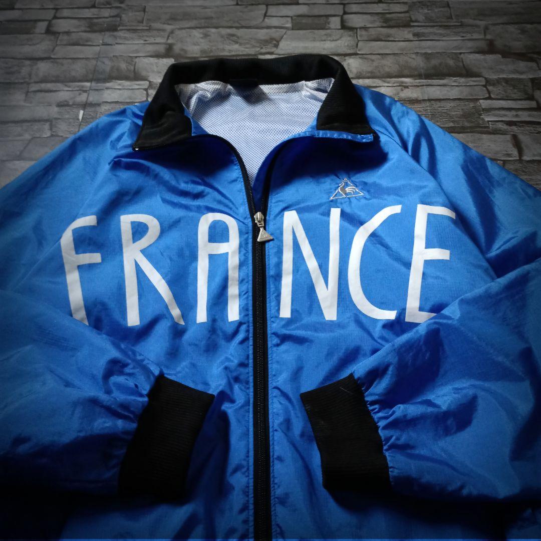 グッドカラー☆ルコックスポルティフ ナイロンジャケット FRANCEロゴ XL