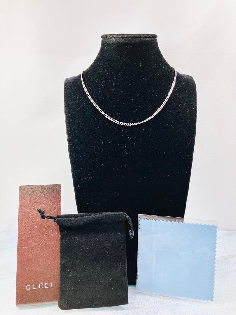 【超美品】GUCCI 喜平チェーン ネックレス 男女兼用　SV925 2.5