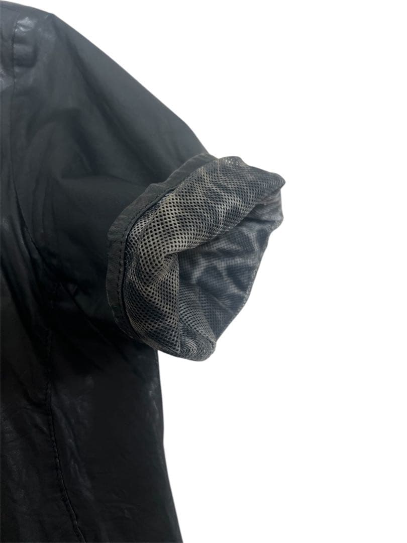SHELLACシワ加工レザー半袖シャツ グランジ archive size46