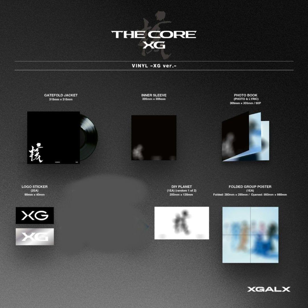XG THE CORE 核 VINYL ステッカー ポスター フォトブック