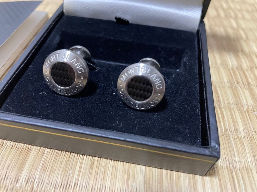 MONT BLANC ラウンド型カフリンクス