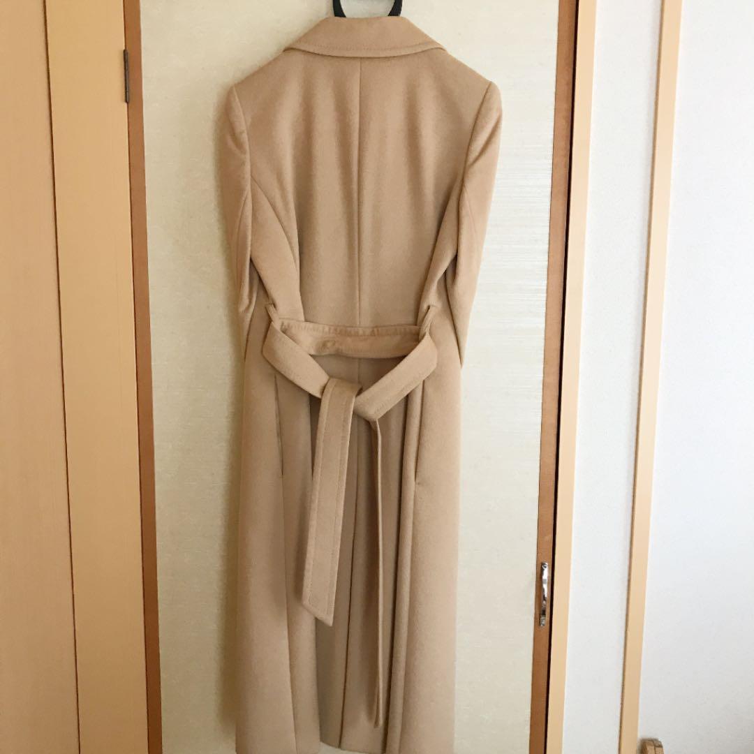 極美品！希少アンゴラカシミヤ　ロングコート　キャメル