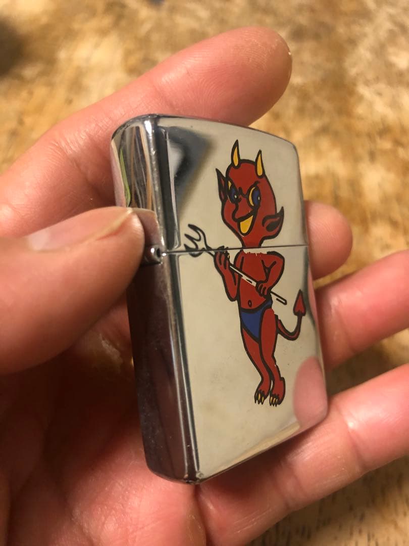 ビンテージ　デビル 悪魔　Devil ZIPPO ライター　ミッドセンチュリー