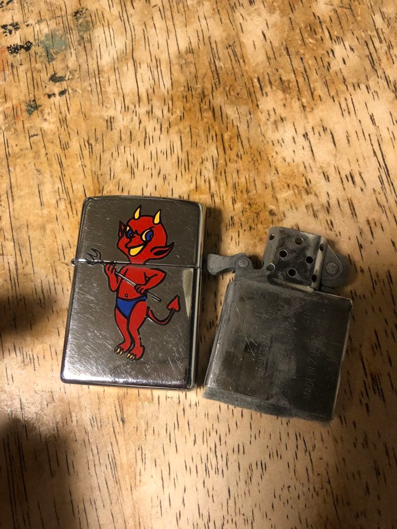 ビンテージ　デビル 悪魔　Devil ZIPPO ライター　ミッドセンチュリー