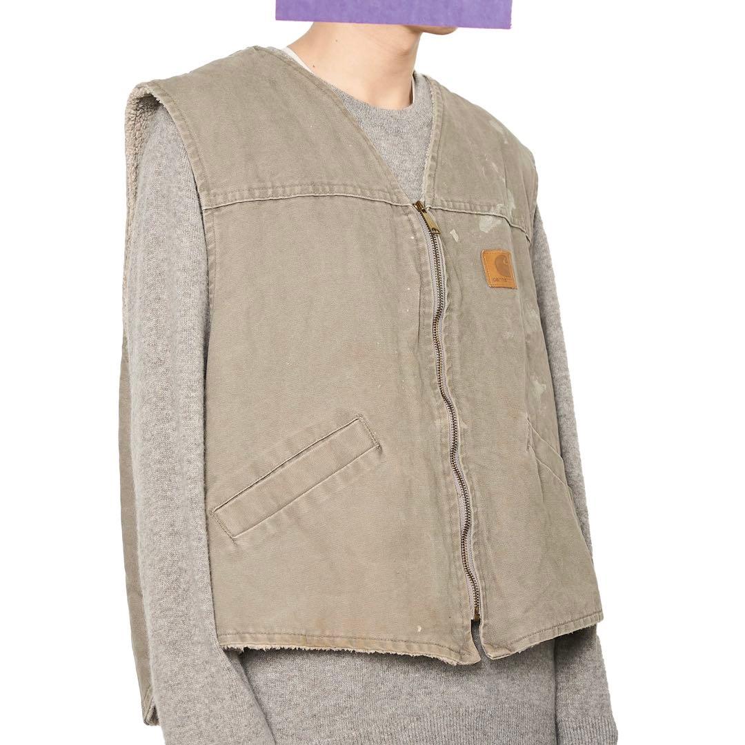 トップス Carhartt Boa Liner Zip Up Vest