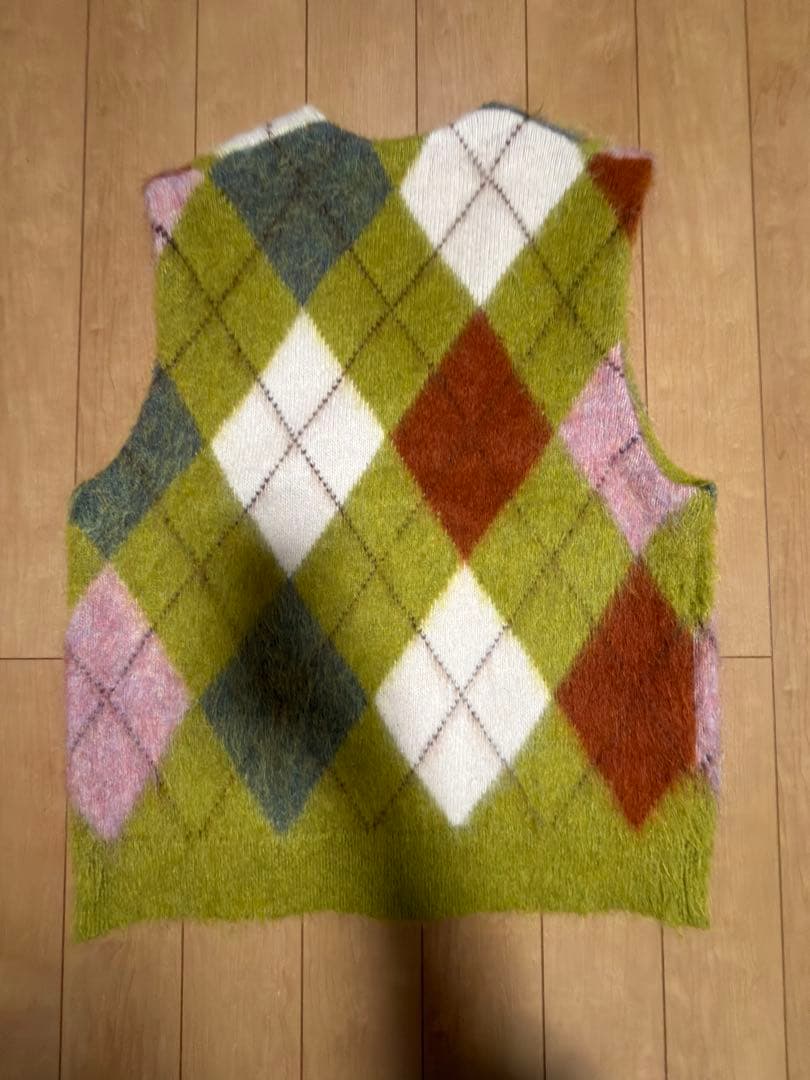 トップス Brushed Argyle Zip Up Vest supreme