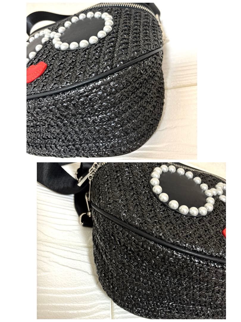 新品✨アジョリー サングラスポシェット ボディーバッグ　ショルダーバック 黒 夏