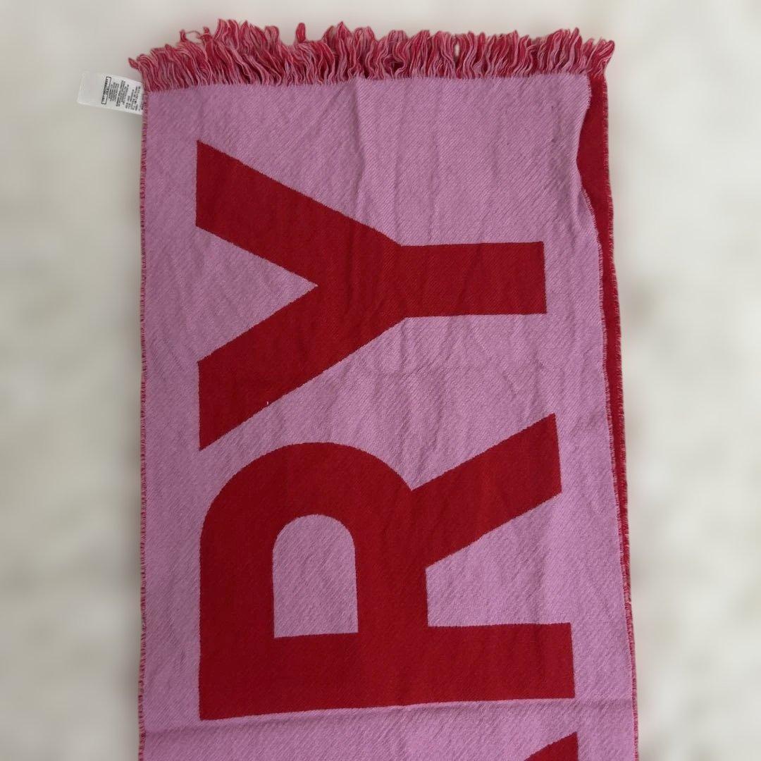 【美品】BURBERRY ロゴマフラー ウール バイカラー 現行タグ