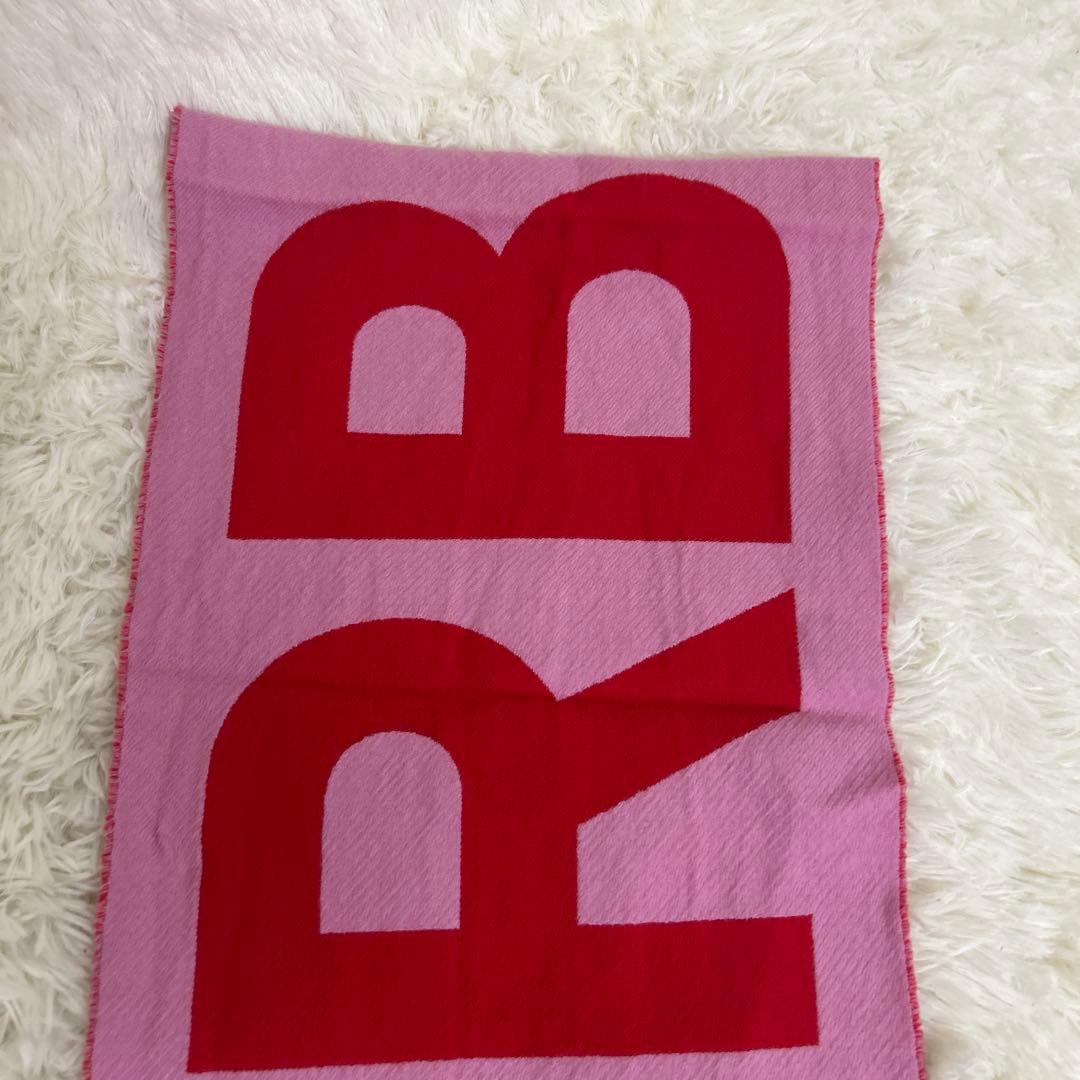 【美品】BURBERRY ロゴマフラー ウール バイカラー 現行タグ
