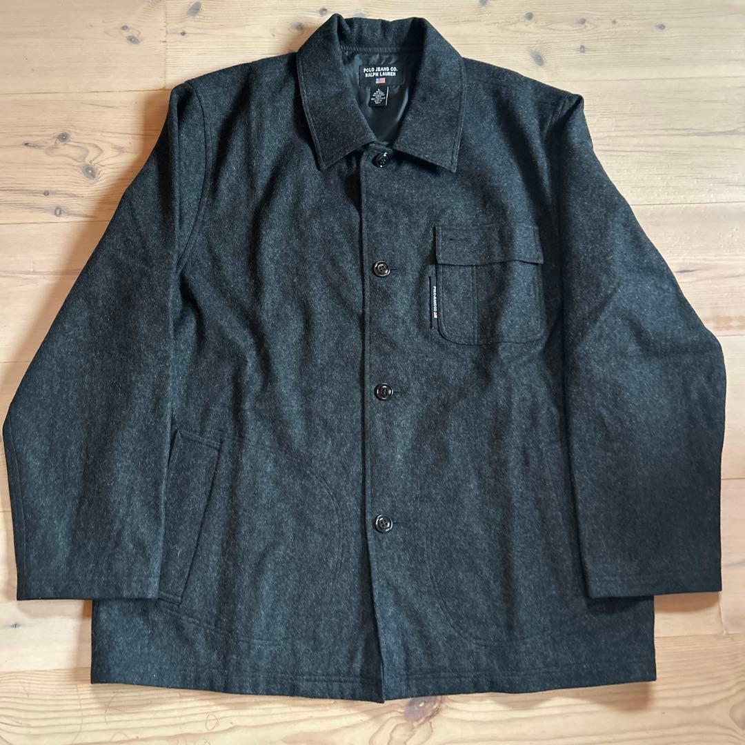 POLO JEANS CO ウールジャケット　グレー　ラルフローレン