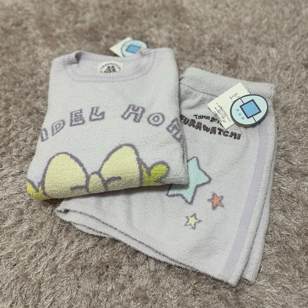 ニットプルオーバー＆ニットショートパンツセット ふらわっち たまごっち