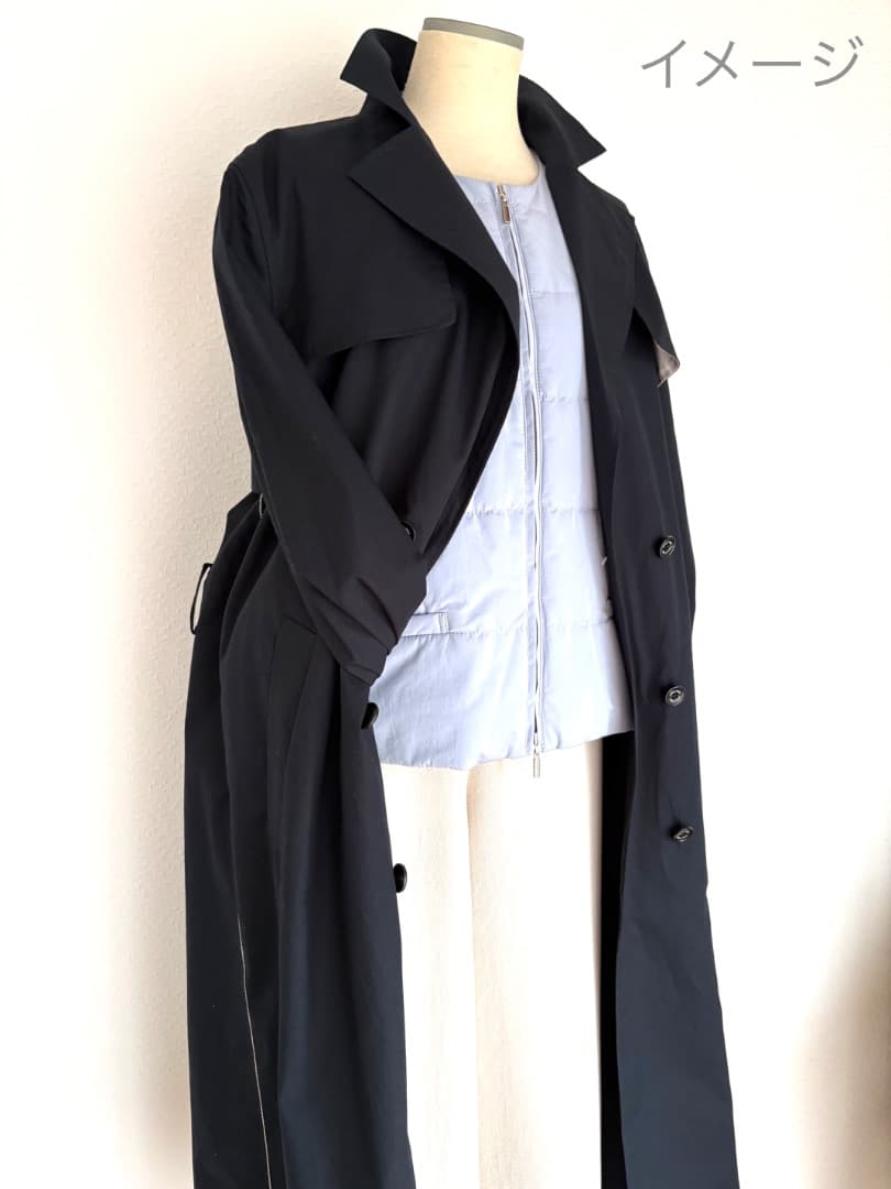 新品先春ブランベールblanc vertトレンチコート9~11¥75.900