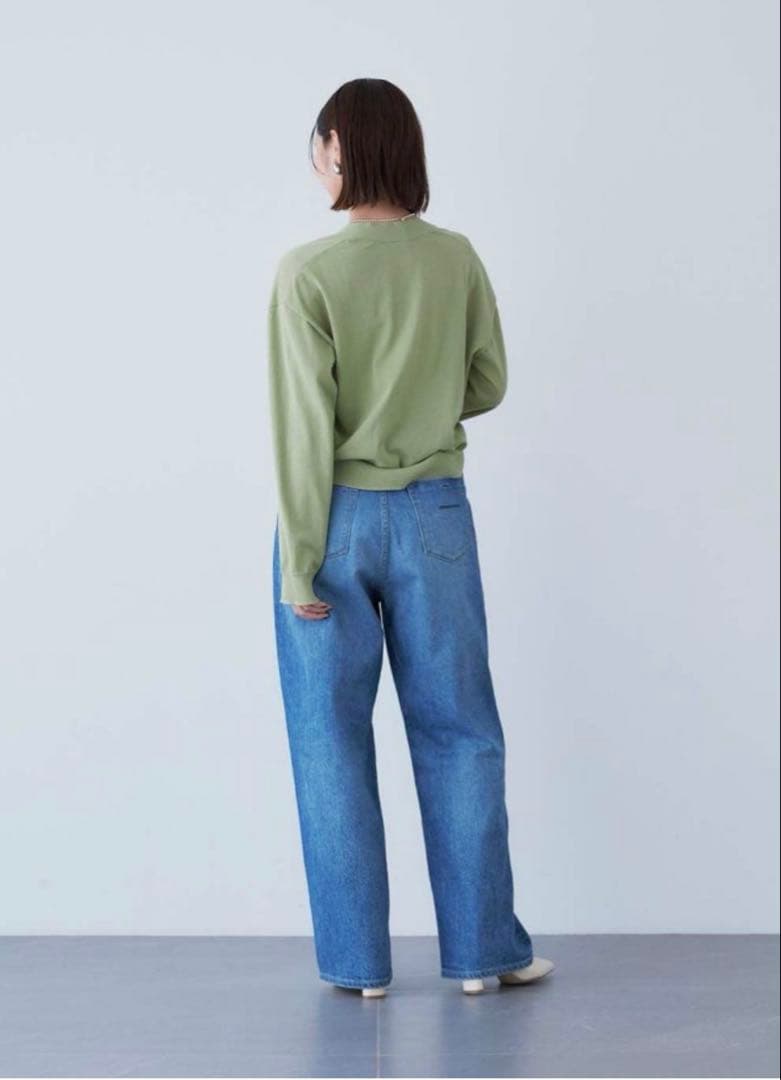 YANUK ヤヌーク joan ジョーン 23 ルーズストレートデニム