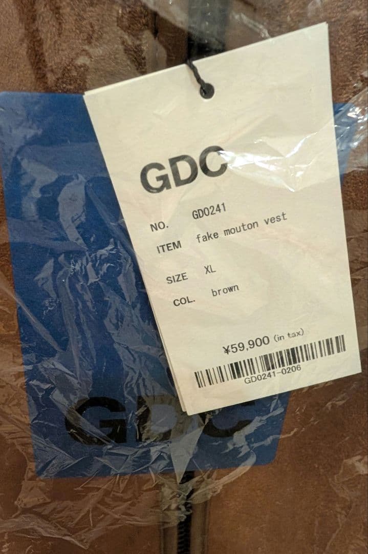 く*じ様 GDC Vegan Mouton Vest 木村拓哉 キムタク着用 ブ