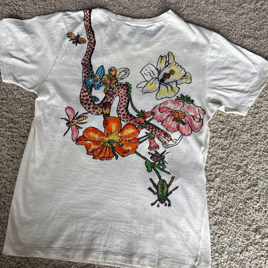 GUCCI（グッチ）ログ フローラル＆アニマル プリント Tシャツ