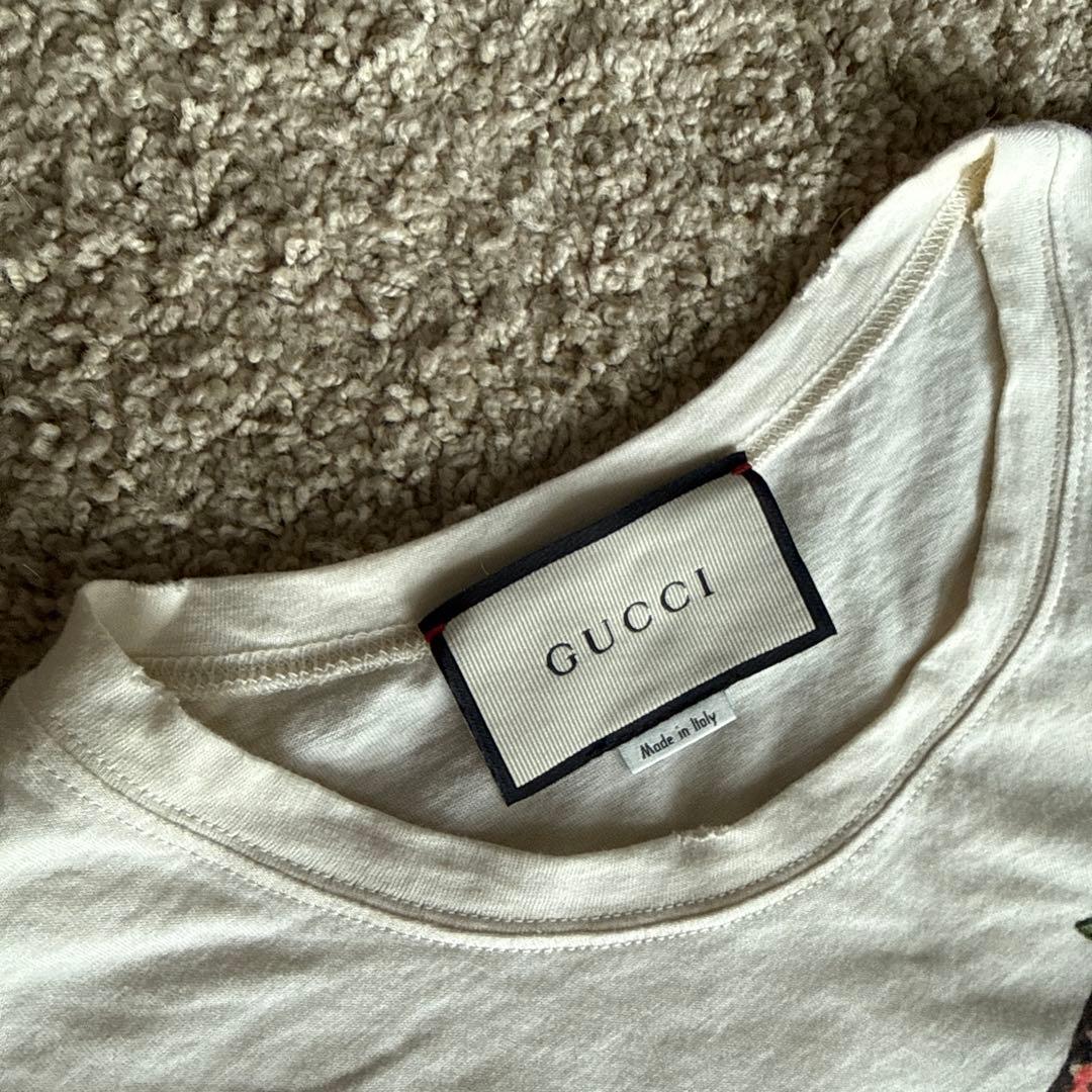 GUCCI（グッチ）ログ フローラル＆アニマル プリント Tシャツ