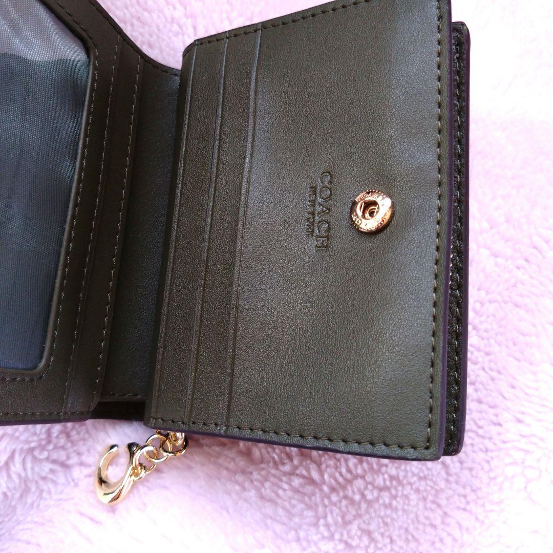 COACH モスグリーン 二つ折り財布 新品未使用