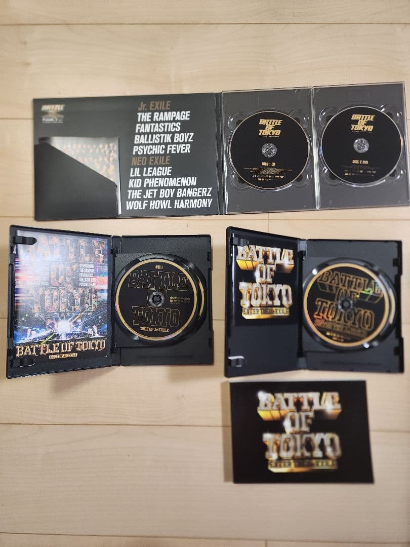 BATTLE OF TOKYO DVD 3本＋カードセット