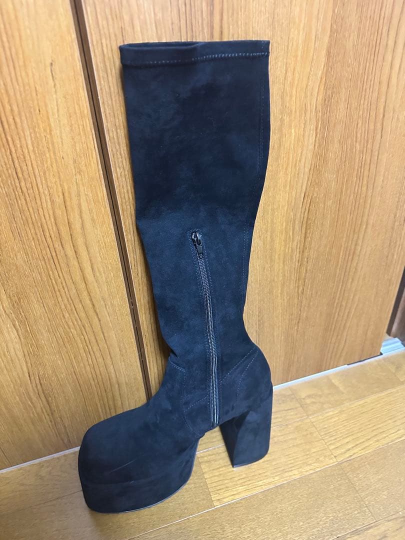 【美品】即日配送 箱ありEMODA バルキープランプフィットブーツ M23.5