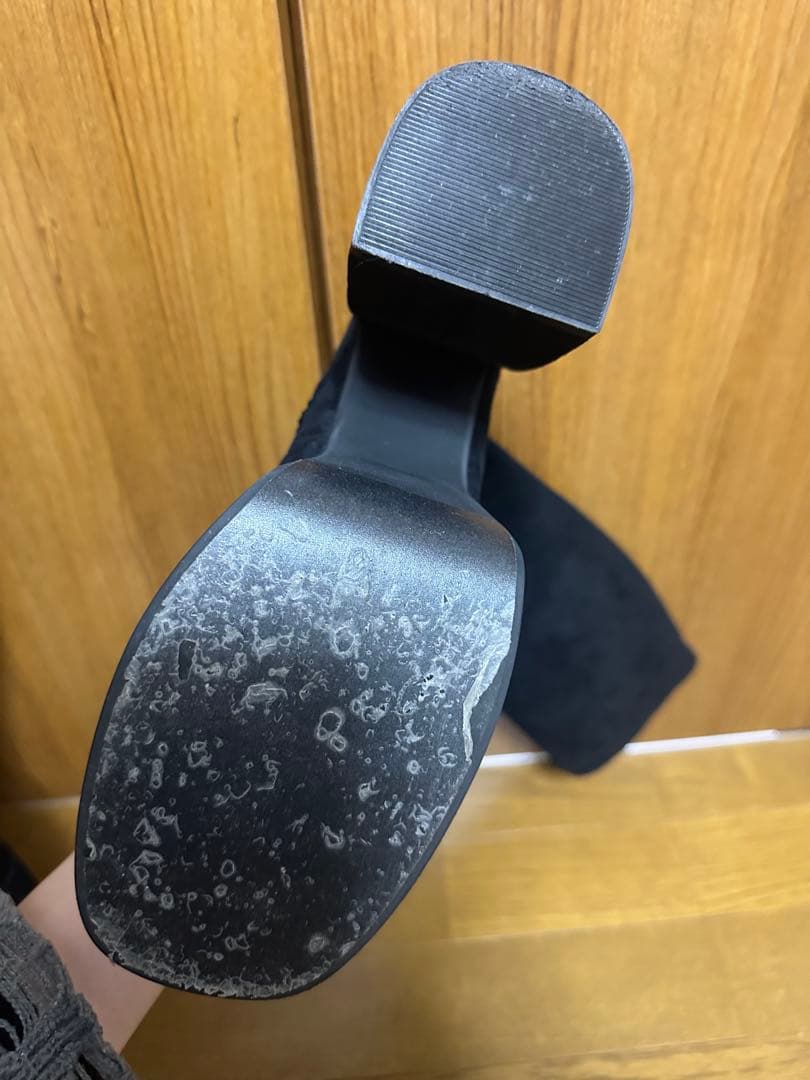 【美品】即日配送 箱ありEMODA バルキープランプフィットブーツ M23.5