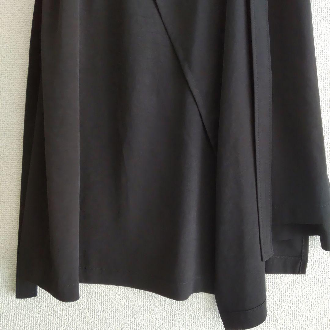 ★ヨウジヤマモト★トリアセテート アシンメトリー ラップ スカート