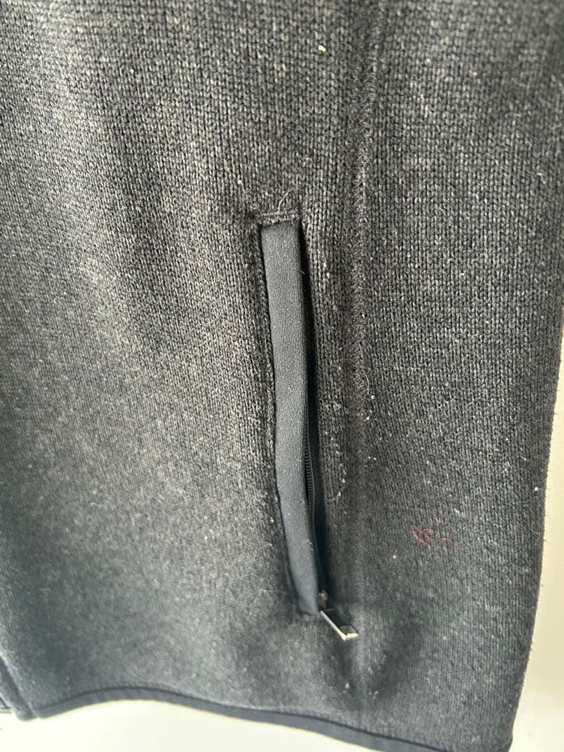 【希少・流行！】 古着 patagonia フリースベスト 黒
