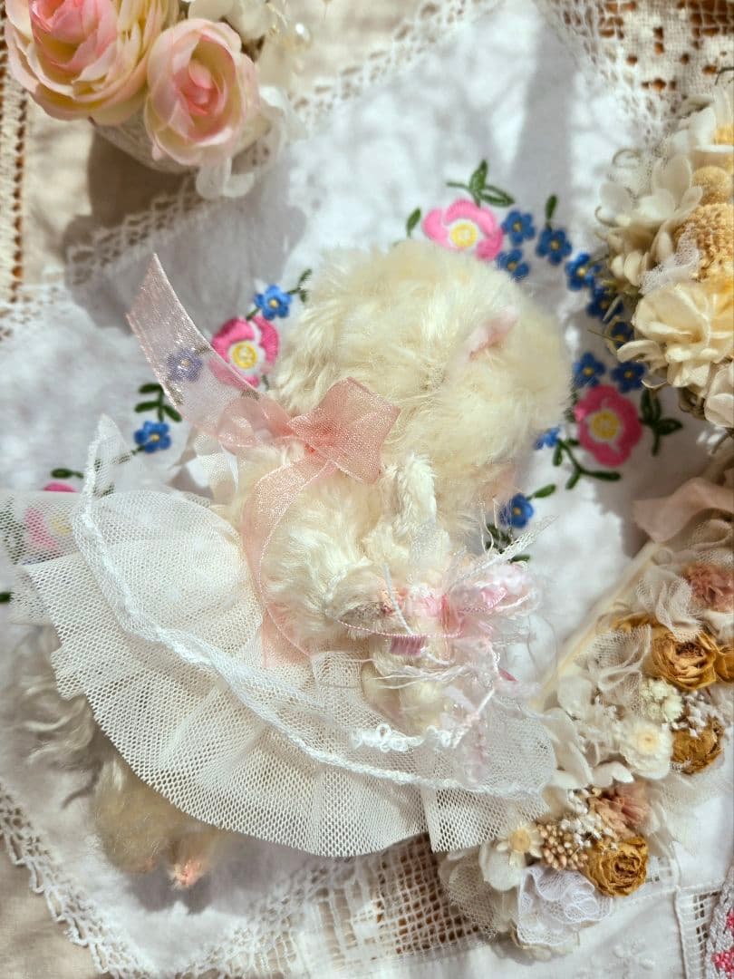 ꫛꫀꪝ ふわふわこねこちゃん♡ テディベア