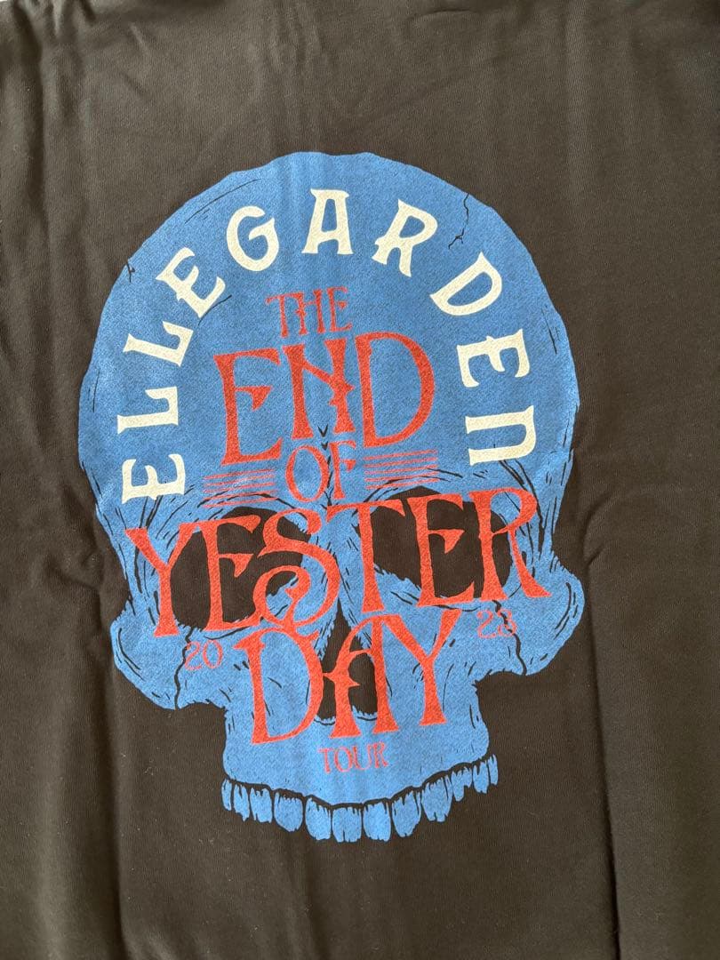 ELLEGARDEN スカルパーカー ブラック　XL