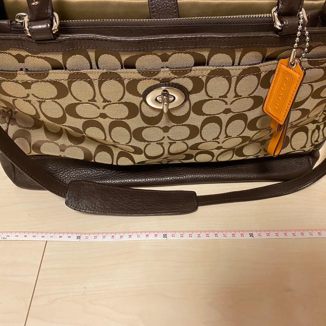 COACH　2WAYシグネチャーボストンバッグ　コーチ