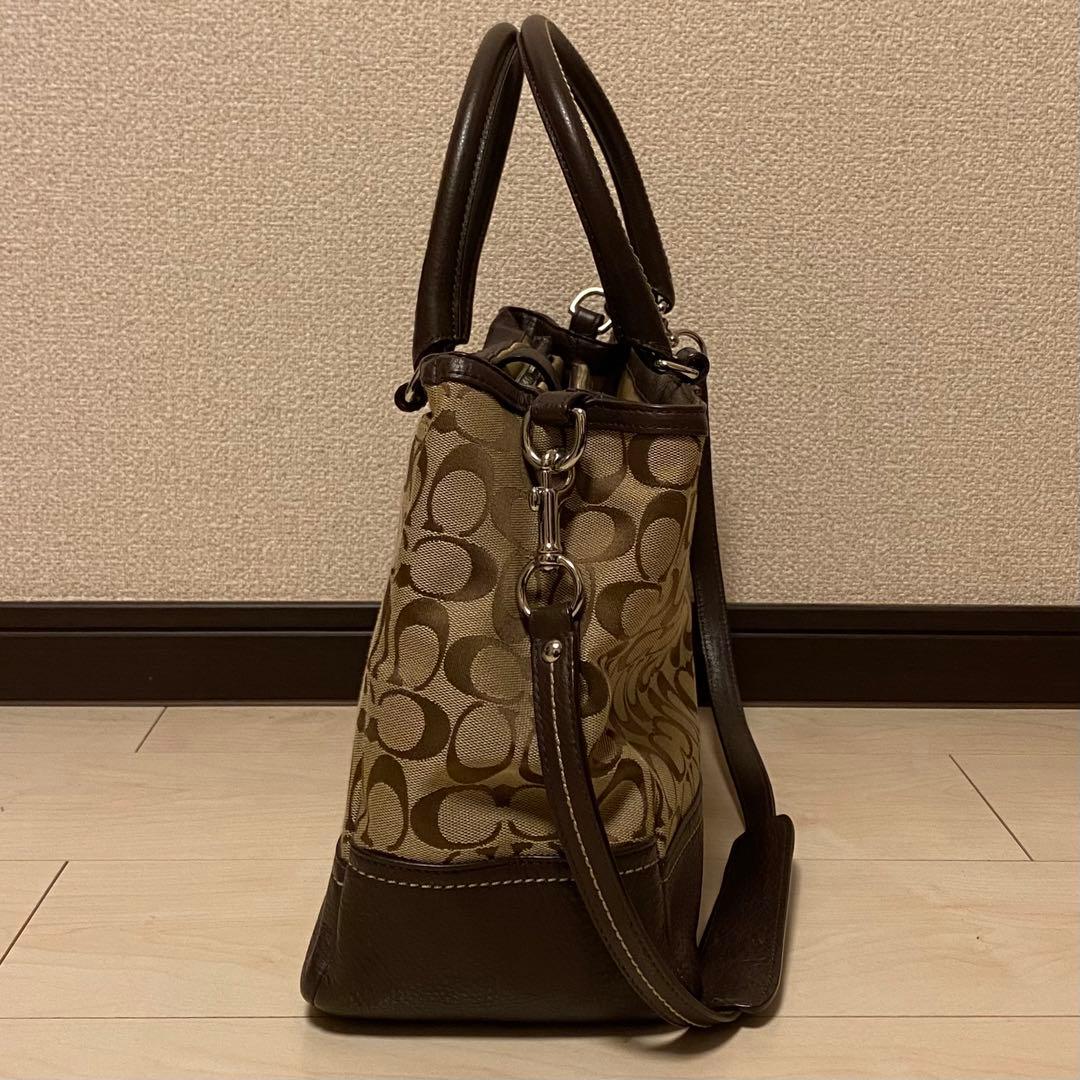 COACH　2WAYシグネチャーボストンバッグ　コーチ